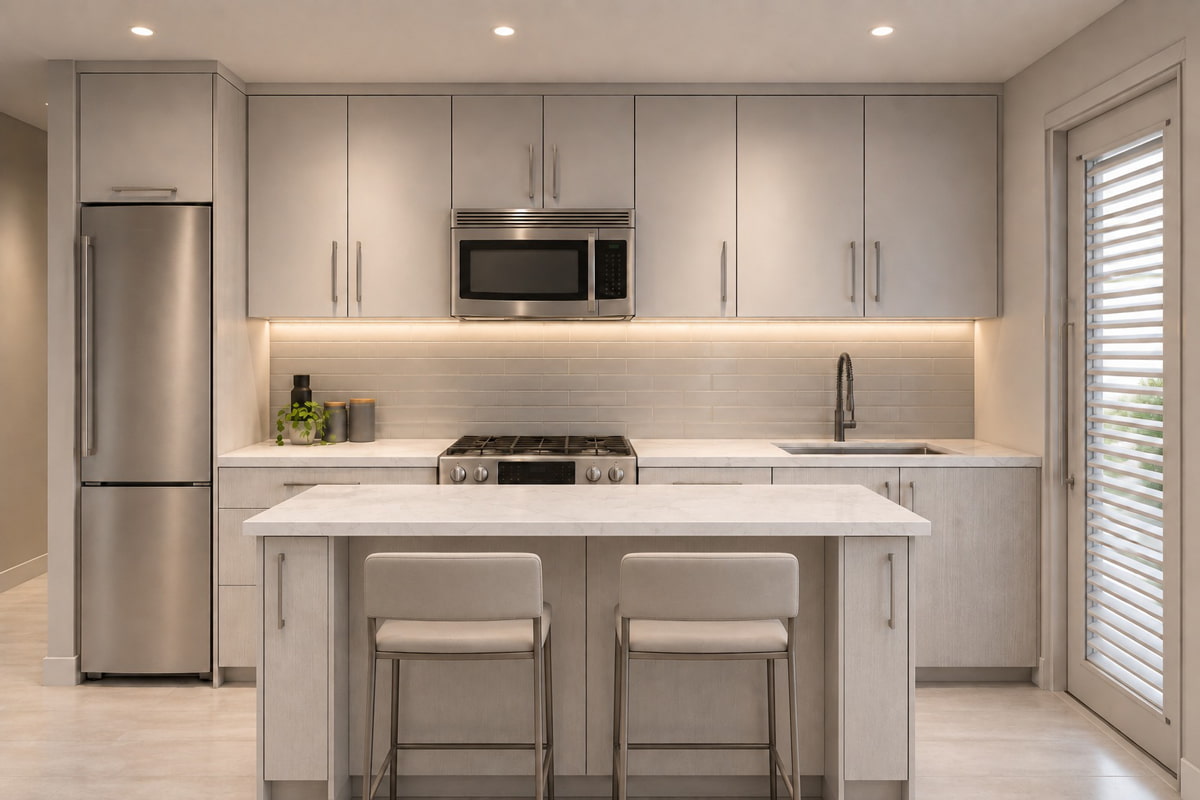 Render de la cocina